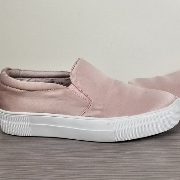 Steve Madden Giles Sneakers, Pink Satin, Womens Various Sizes - Picture 7 of 9